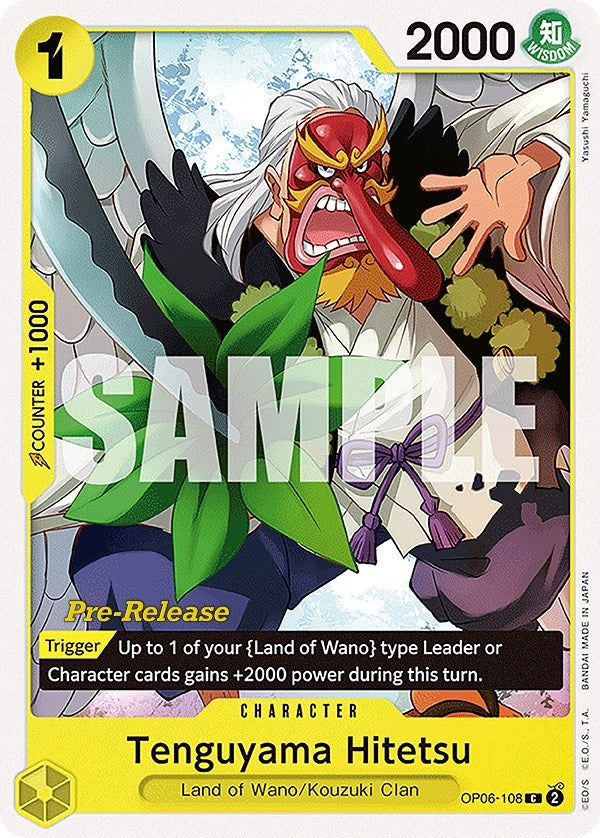 Tenguyama Hitetsu (6108) (OP06 PRE) - One Piece Card Game Single