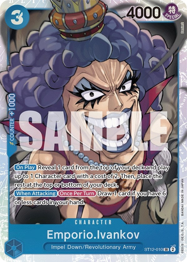 Emporio.Ivankov (12010) (ST-12) - One Piece Card Game Single