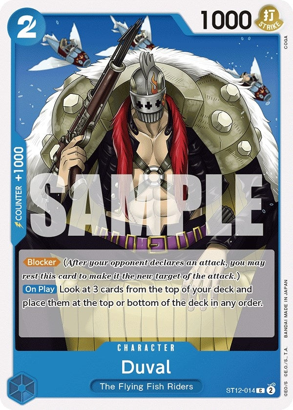 Duval (12014) (ST-12) - One Piece Card Game Single