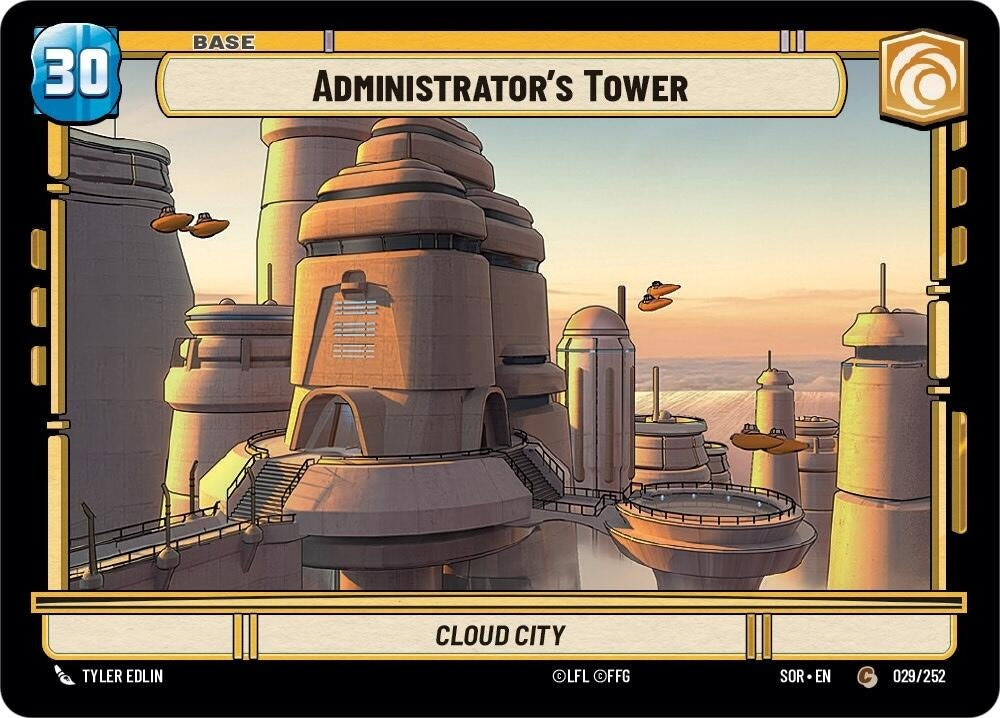 Administrator’s Tower // Shield (29) (SOR) - Star Wars: Unlimited Single