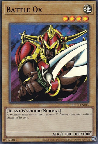 Battle Ox (1015) (KC01) - YuGiOh Single