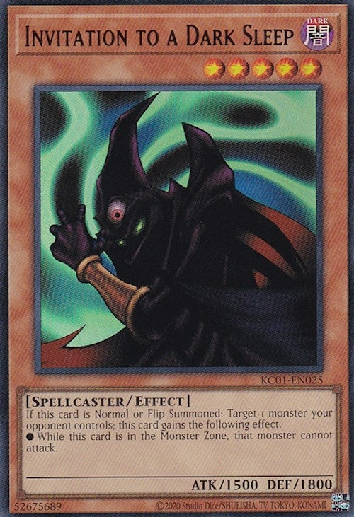 Invitation to a Dark Sleep (1025) (KC01) - YuGiOh Single