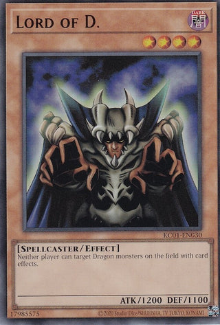 Lord of D. (1030) (KC01) - YuGiOh Single