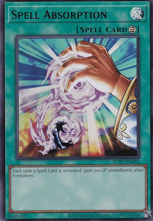 Spell Absorption (1052) (KC01) - YuGiOh Single