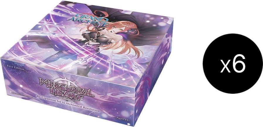Image for Mercurial Heart 1st Edition Booster Box Case - Grand Archive TCG