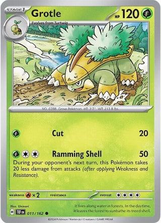 Grotle - 011/162 (011/162) (TEF) - Pokemon Single