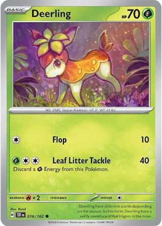 Deerling - 016/162 (016/162) (TEF) - Pokemon Single