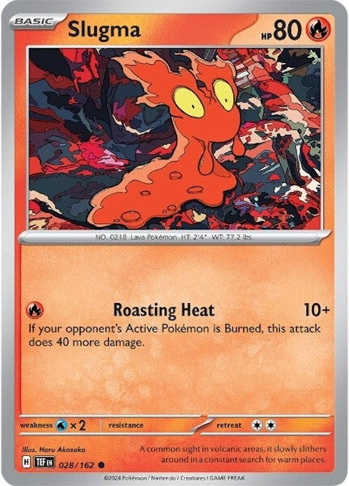 Slugma (028/162) (TEF) - Pokemon Single