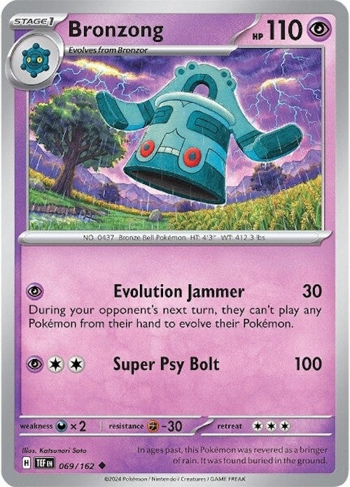 Bronzong (069/162) (TEF) - Pokemon Single
