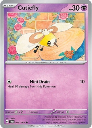 Cutiefly - 075/162 (075/162) (TEF) - Pokemon Single