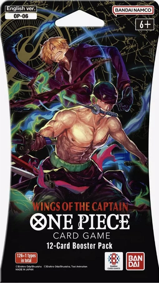Wings of the Captain - Sleeved Booster Pack (OP06) - One Piece Card Game Sealed