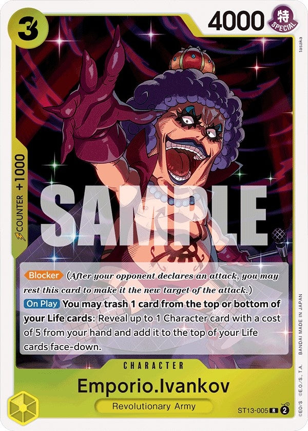 Emporio.Ivankov (13005) (ST-13) - One Piece Card Game Single