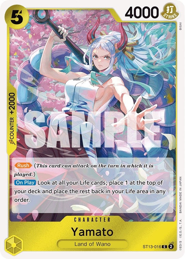 Yamato (13016) (ST-13) - One Piece Card Game Single