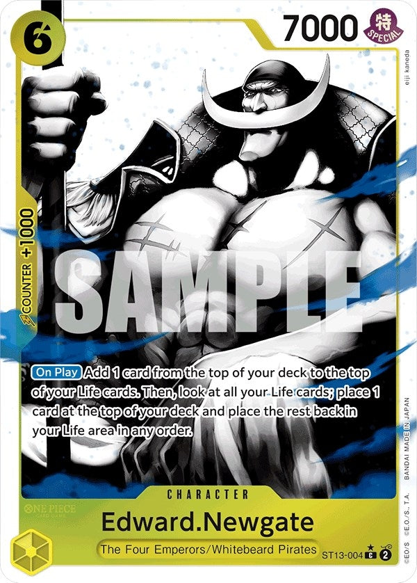 Edward.Newgate (Parallel) (13004) (ST-13) - One Piece Card Game Single