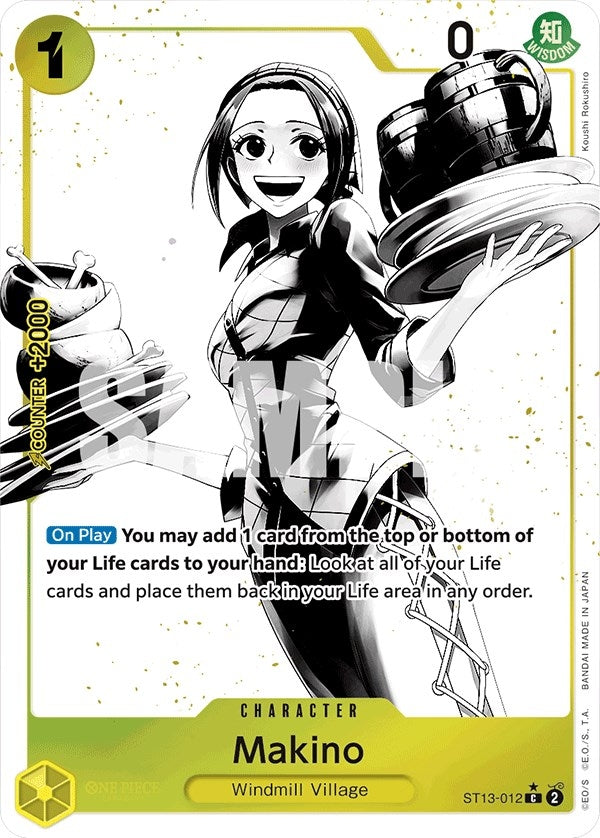 Makino (Parallel) (13012) (ST-13) - One Piece Card Game Single