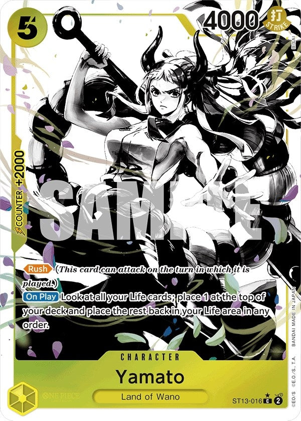 Yamato (Parallel) (13016) (ST-13) - One Piece Card Game Single