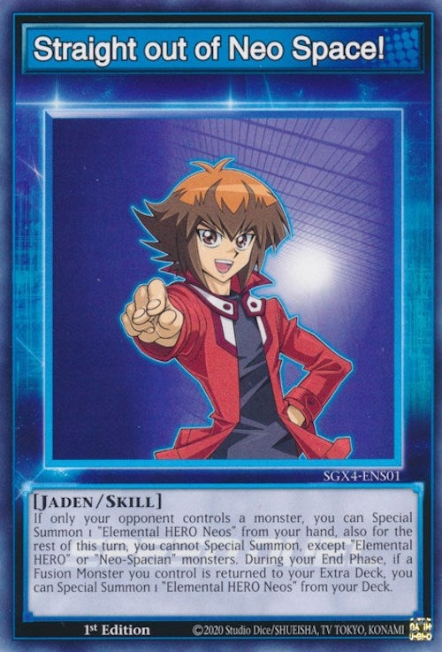 Straight out of Neo Space! (401) (SGX4) - YuGiOh Single