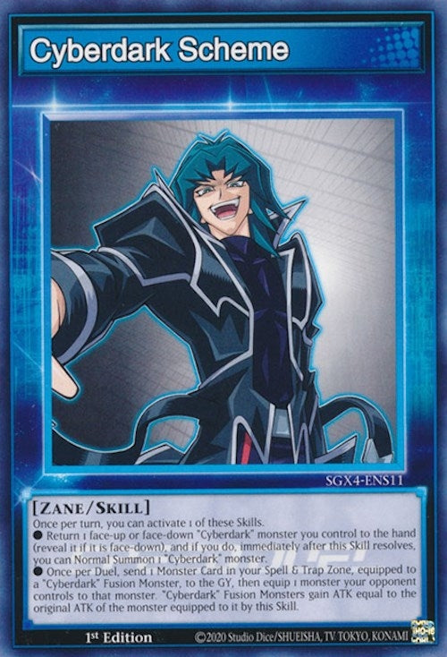 Cyberdark Scheme (411) (SGX4) - YuGiOh Single
