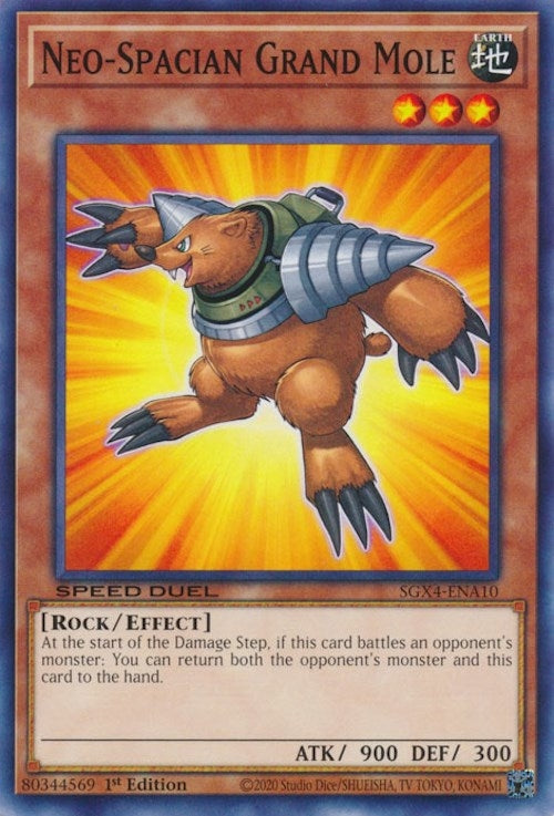 Neo-Spacian Grand Mole (410) (SGX4) - YuGiOh Single