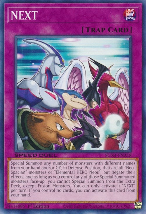 NEXT (418) (SGX4) - YuGiOh Single