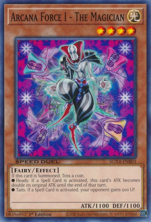 Arcana Force I - The Magician (403) (SGX4) - YuGiOh Single