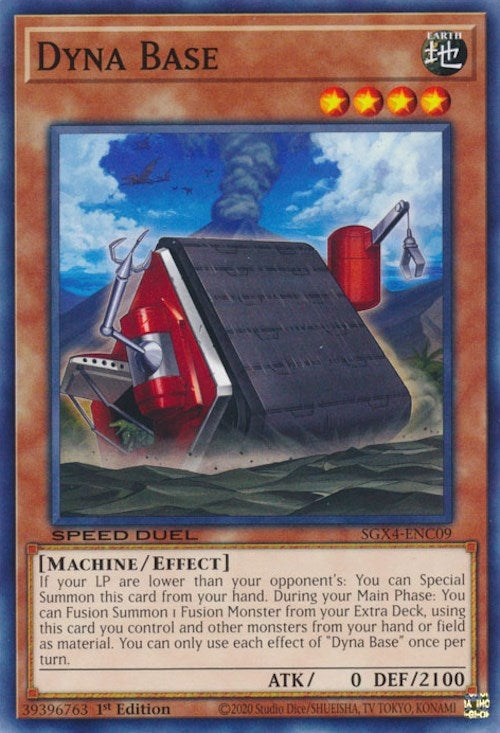 Dyna Base (409) (SGX4) - YuGiOh Single