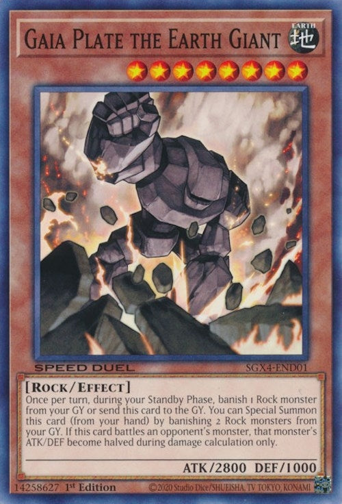 Gaia Plate the Earth Giant (401) (SGX4) - YuGiOh Single