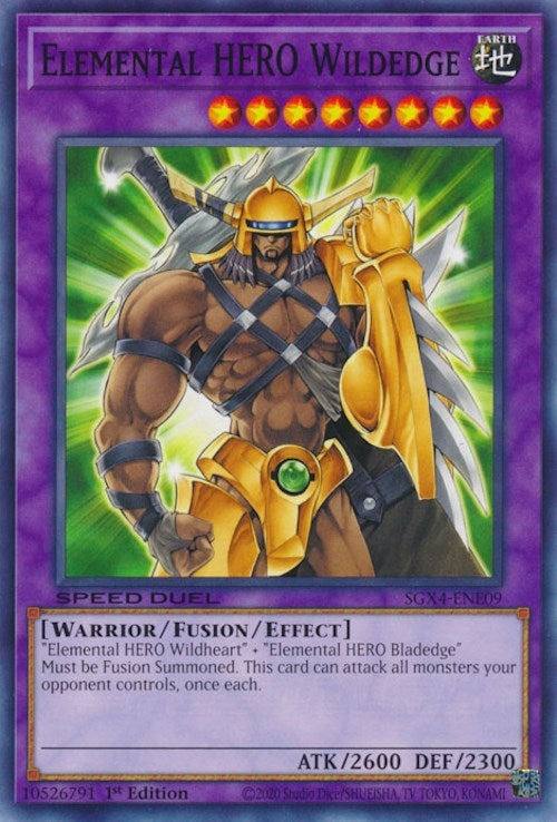 Elemental HERO Wildedge (409) (SGX4) - YuGiOh Single