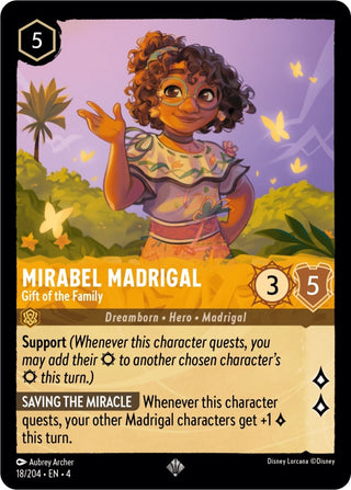 Mirabel Madrigal - Gift of the Family (18) (4) - Disney Lorcana Single