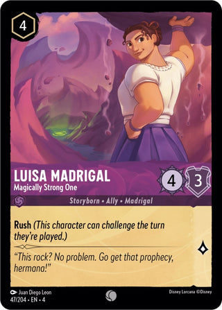 Luisa Madrigal - Magically Strong One (47) (4) - Disney Lorcana Single