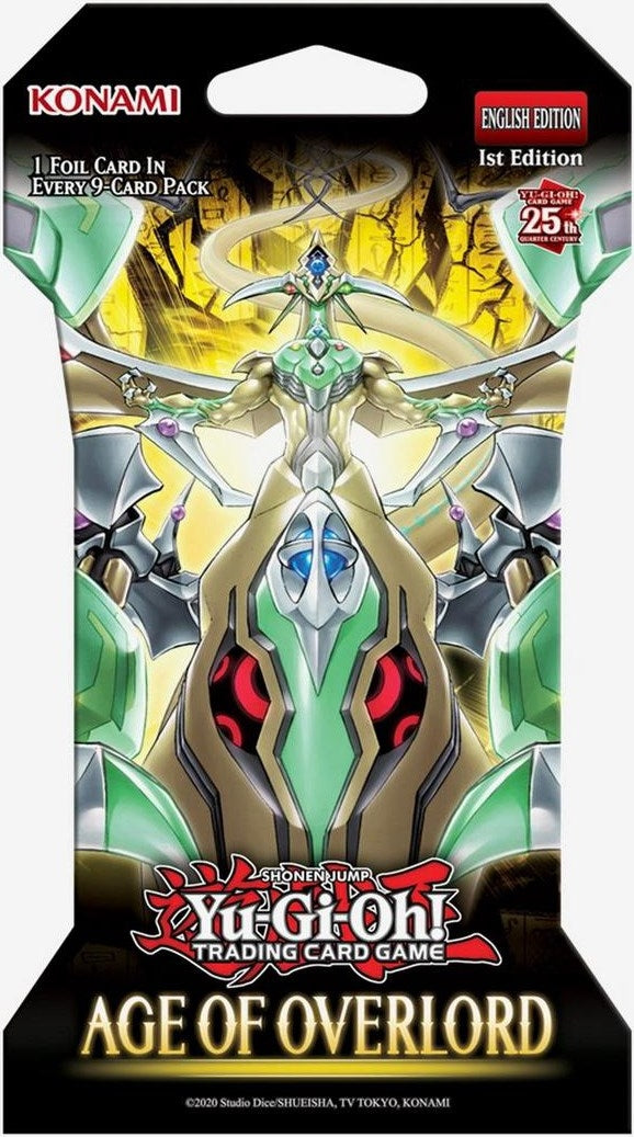 Age of Overlord Sleeved Booster Pack (AGOV) - YuGiOh Sealed