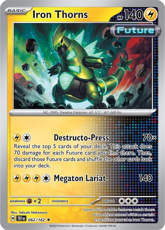 Image for Iron Thorns (062/162) (Deck Exclusives) - Pokemon