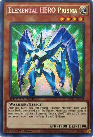 Elemental HERO Prisma (Secret Rare) (403) (SGX4) - YuGiOh Single