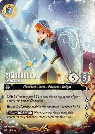 Cinderella - Stouthearted (3) (DLPC) - Disney Lorcana Single