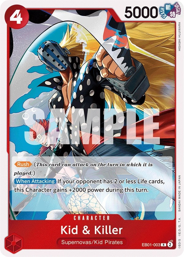 Kid & Killer (1003) (EB-01) - One Piece Card Game Single