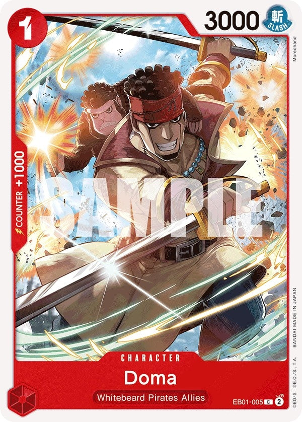 Doma (1005) (EB-01) - One Piece Card Game Single