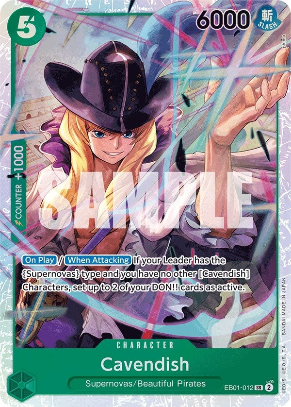 Cavendish (1012) (EB-01) - One Piece Card Game Single