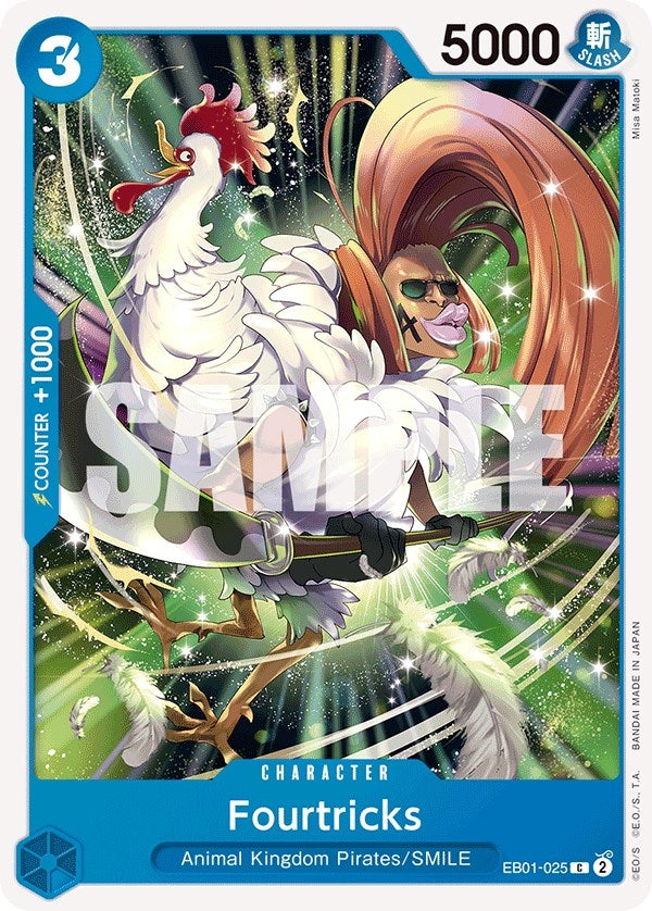Fourtricks (1025) (EB-01) - One Piece Card Game Single