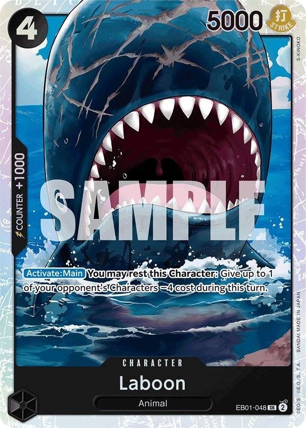 Laboon (048) (1048) (EB-01) - One Piece Card Game Single