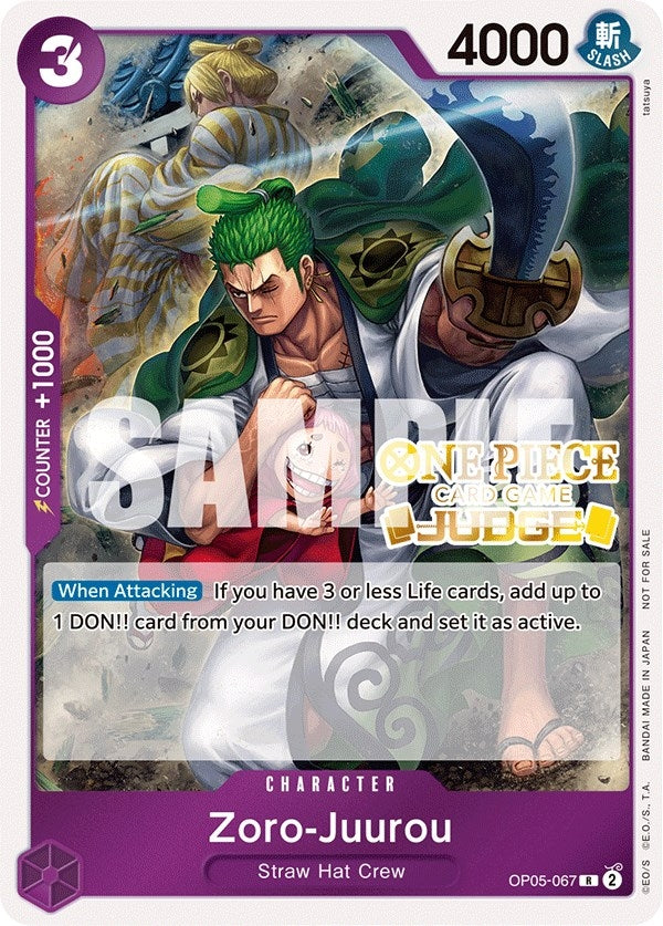 Zoro-Juurou (Judge Pack Vol. 3) (5067) (OP-PR) - One Piece Card Game Single