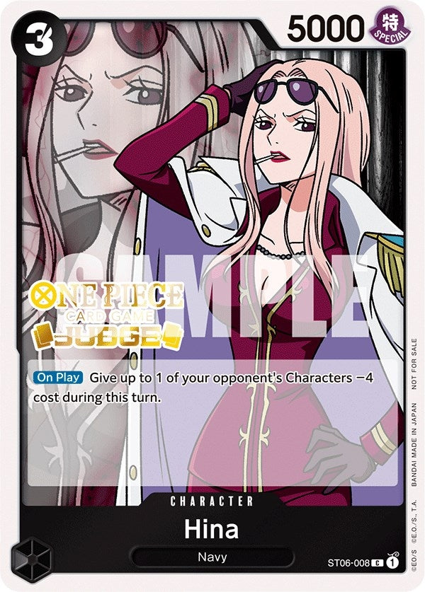 Hina (Judge Pack Vol. 3) (6008) (OP-PR) - One Piece Card Game Single