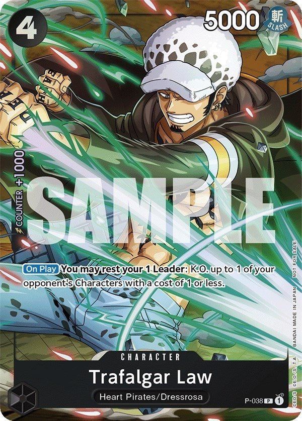 Trafalgar Law (Event Pack Vol. 4) (38) (OP-PR) - One Piece Card Game Single