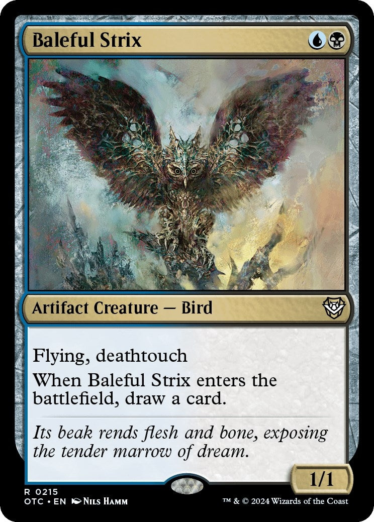 Image for Baleful Strix (215) (Outlaws of Thunder Junction) - Magic: The Gathering