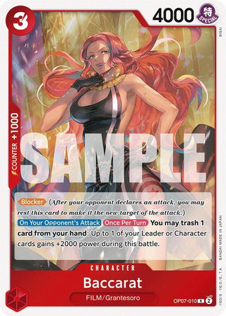 Baccarat (7010) (OP07) - One Piece Card Game Single
