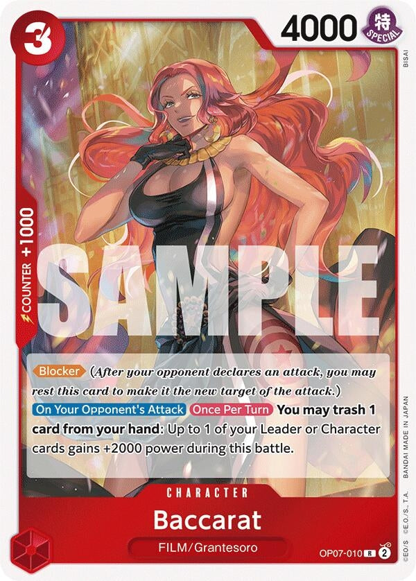 Baccarat (7010) (OP07) - One Piece Card Game Single