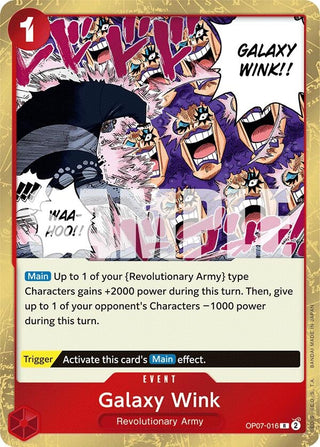 Galaxy Wink (7016) (OP07) - One Piece Card Game Single