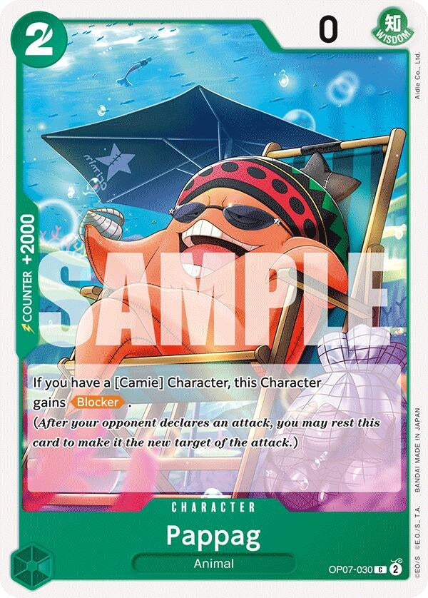Pappag (7030) (OP07) - One Piece Card Game Single