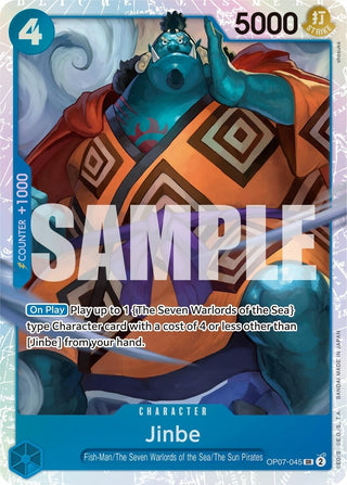 Jinbe (045) (7045) (OP07) - One Piece Card Game Single