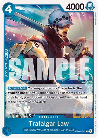 Trafalgar Law (047) (7047) (OP07) - One Piece Card Game Single