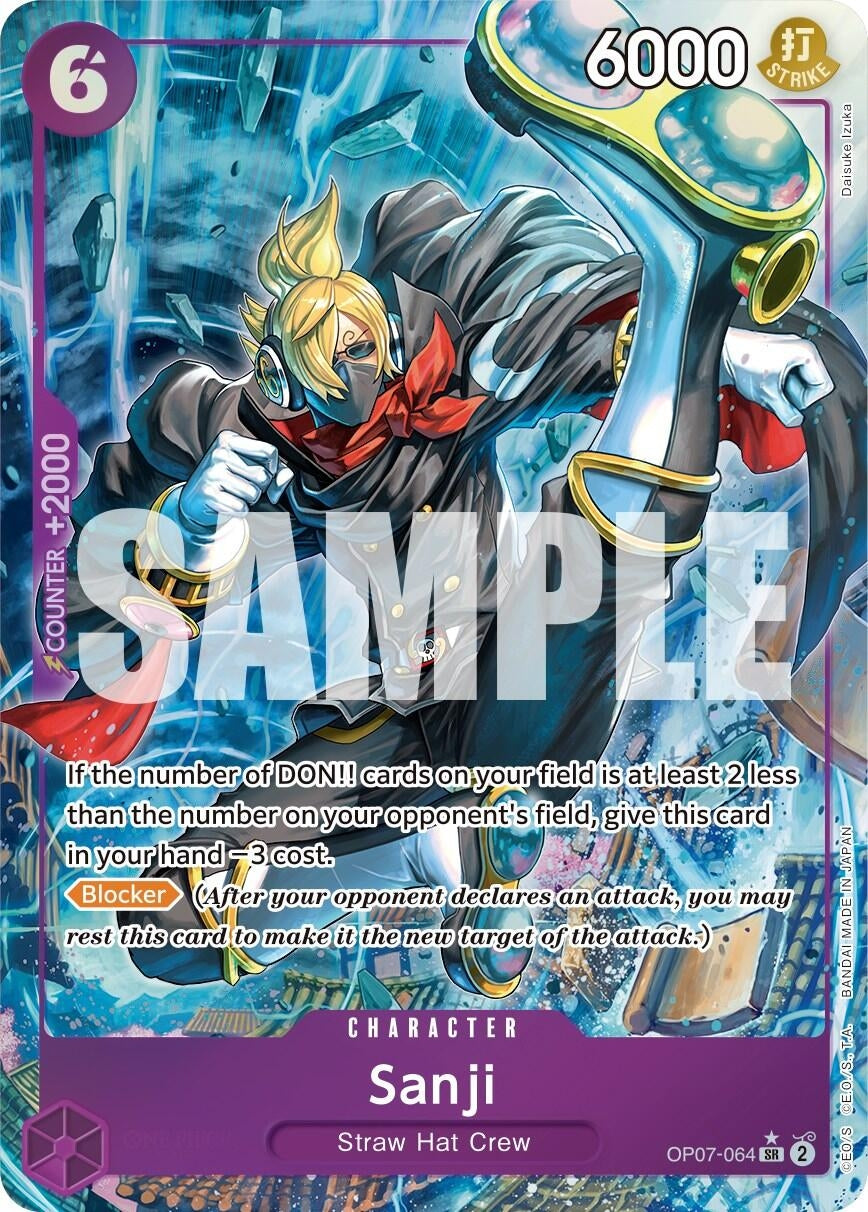 Sanji (Parallel) (7064) (OP07) - One Piece Card Game Single